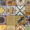 Large Colorful Berber Handmade Tile Panel, Morocco, Set of 28 10