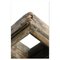 Spiegel mit geometrischer Struktur aus Holz 4