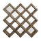 Espejo de madera con estructura geométrica, Imagen 1