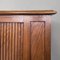 Italian Art Deco Wooden Sideboard with Shutter Opening, 1920s 11
