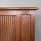 Italian Art Deco Wooden Sideboard with Shutter Opening, 1920s, Image 11