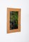 Espejo Mid-Century rectangular de bambú y ratán tejido, Italia, años 70, Imagen 3