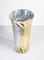 Mid-Century Murano Blown Glass Vase Silvered and Gilded, 1950s 2