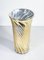 Mid-Century Murano Blown Glass Vase Silvered and Gilded, 1950s 3