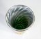 Mid-Century Murano Blown Glass Vase Silvered and Gilded, 1950s, Image 6