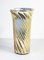Mid-Century Murano Blown Glass Vase Silvered and Gilded, 1950s, Image 4