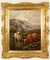 Large Scottish Highland Cattle, Oil Paintings, Framed, Set of 2 2