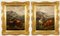 Large Scottish Highland Cattle, Oil Paintings, Framed, Set of 2 19