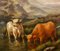 Large Scottish Highland Cattle, Oil Paintings, Framed, Set of 2, Image 5