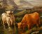 Large Scottish Highland Cattle, Oil Paintings, Framed, Set of 2 6