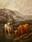 Bovini delle Highlands scozzesi, dipinti ad olio, con cornice, set di 2, Immagine 3