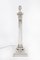 Large Victorian Silver-Plated Corinthian Column Table Lamp, 19th Century 3