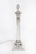 Large Victorian Silver-Plated Corinthian Column Table Lamp, 19th Century, Image 3