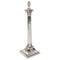 Large Victorian Silver-Plated Corinthian Column Table Lamp, 19th Century 1