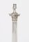 Large Victorian Silver-Plated Corinthian Column Table Lamp, 19th Century 6