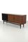 Vintage Sideboard with Black Glass Top, 1960s 1