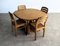 Brutalist Dining Chairs in Pine, 1970s, Set of 4, Image 12
