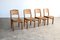 Brutalist Dining Chairs in Pine, 1970s, Set of 4, Image 1
