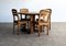 Brutalist Dining Chairs in Pine, 1970s, Set of 4 13