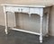 Rustic panish Farmhouse Harvest S Table with Drawer, 1890s, Image 3