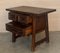 19th Century Rustic Artisan Pyrenees Mountains Side Three Drawers Table, 1890s, Image 6