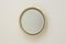 Large Round Ceramic Mirror with Light, 1960s, Image 1