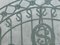 Consolle verde Demilune in ferro battuto, Spagna, inizio XX secolo, Immagine 10