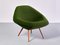 Fauteuils en Bouclé Vert et Teck par Arne Dahlén, Suède, 1960s, Set de 2 9