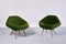 Fauteuils en Bouclé Vert et Teck par Arne Dahlén, Suède, 1960s, Set de 2 4