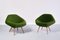 Swedish Lounge Chairs in Green Bouclé and Teak by Arne Dahlén, 1960s, Set of 2 2