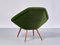 Fauteuils en Bouclé Vert et Teck par Arne Dahlén, Suède, 1960s, Set de 2 10