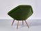 Swedish Lounge Chairs in Green Bouclé and Teak by Arne Dahlén, 1960s, Set of 2, Image 10