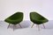 Swedish Lounge Chairs in Green Bouclé and Teak by Arne Dahlén, 1960s, Set of 2, Image 1