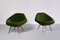 Swedish Lounge Chairs in Green Bouclé and Teak by Arne Dahlén, 1960s, Set of 2 3
