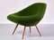 Swedish Lounge Chairs in Green Bouclé and Teak by Arne Dahlén, 1960s, Set of 2 7