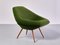 Swedish Lounge Chairs in Green Bouclé and Teak by Arne Dahlén, 1960s, Set of 2 6