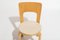 Vintage Model 66 Dining Chairs by Alvar Aalto for Artek, Set of 4 8