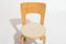 Vintage Model 66 Dining Chairs by Alvar Aalto for Artek, Set of 4, Image 6