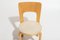 Vintage Model 66 Dining Chairs by Alvar Aalto for Artek, Set of 4 7