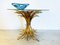 Hollywood Regency Gilded Wheat Coffee Table, 1960s 7