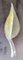 Apliques con hojas de cristal de Murano dorado, años 80. Juego de 2, Imagen 25