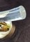 Apliques con hojas de cristal de Murano dorado, años 80. Juego de 2, Imagen 17