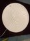 Weiße Swirl Einbaulampe aus Muranoglas, 1970er 5