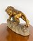 Large Brass-Colored Lion Statue, Early 1900s 4