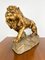 Large Brass-Colored Lion Statue, Early 1900s 3
