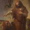 Artiste Italien, Saint Antoine l'Abbé Enterre Saint Paul, 1860, Huile sur Toile, Encadrée 15