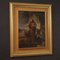 Artiste Italien, Saint Antoine l'Abbé Enterre Saint Paul, 1860, Huile sur Toile, Encadrée 11