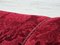 Sillones daneses vintage de tela roja de algodón y lana, años 50. Juego de 2, Imagen 8