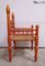20th Century Painted Wooden Chair and Braided Strings, India 15