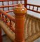 20th Century Painted Wooden Chair and Braided Strings, India 8